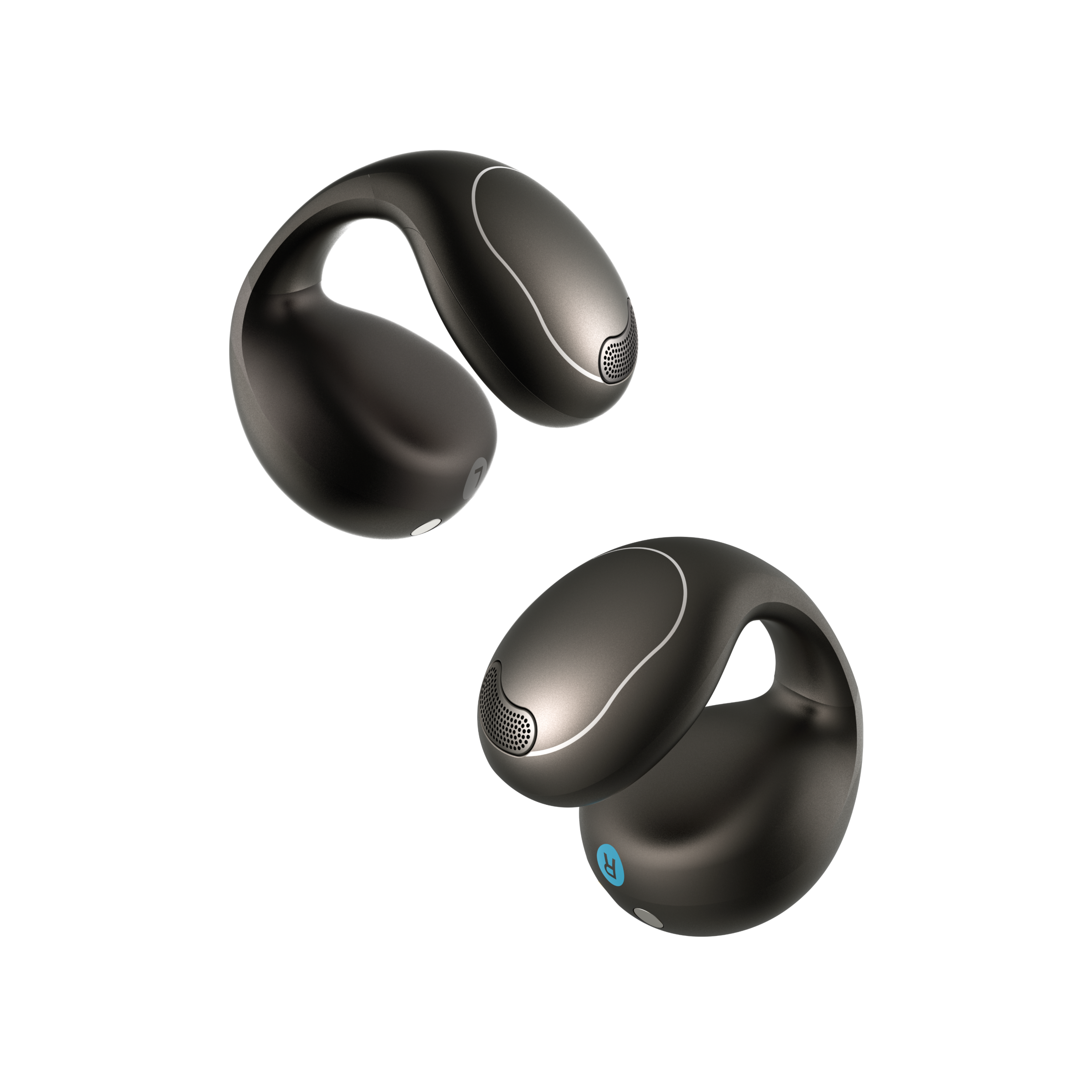 soundcore C40i | Flexible and Comfortable Clip-On Earbuds-Black